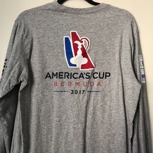 Vineyard Vines America’s Cup, LS, grey, size M